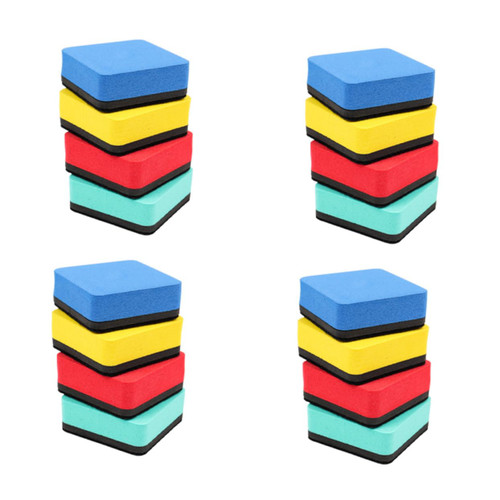 Operitacx 72 Pcs Square Whiteboard Eraser Dustless Classroom Board Erasers Chalkboard Wiper Chalk Eraser Magnetic Dry Eraser Magnetic Dry Wiper Classroom Supplies Child Felt Cloth Household
