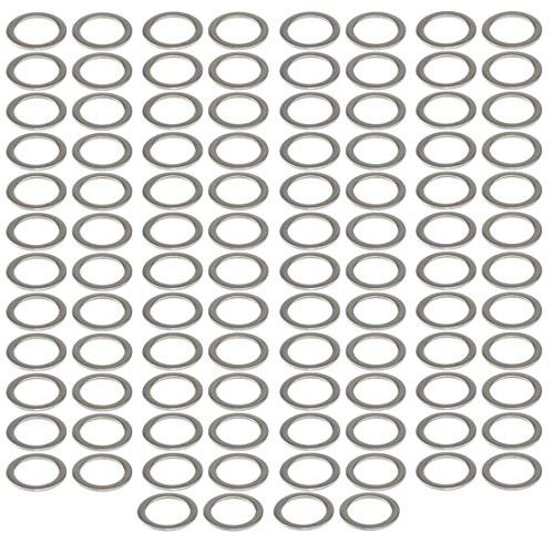 304 Stainless Steel ID 5/16" OD 15/32" Flat Washer Plain Washer Sheet Metal Gasket Fastener M8X12X0.5(100pcs)