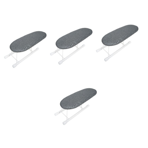 Homoyoyo 4pcs Ironing Table Clothes Iron Board Ironing Board Tabletop Ironing Board Small Clothing Ironing Tool Small Ironing Board Cover Dorm Ironing Board Iron Shelf Wooden Travel Fabric