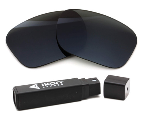 IKON LENSES Polarized Replacement Lenses For Oakley Crossrange XL Sunglasses (Black)