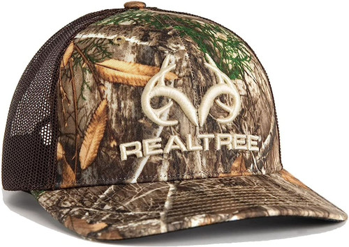 Realtree Edge Camo Richardson 112 Trucker Mesh Back Hats for Hunting, Fishing and Outdoor Activities - Limited Edition