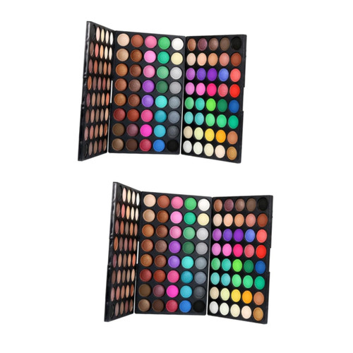 FOMIYES 2pcs 120 Glitter Palette Glitter Eye Shadow Eyeshadow Powder Makeup Palette Eyeshadow Matt Eyeshadow Pallet Eye Shadow Palettes Eyeshadow Palette Make up FOMIYES 2pcs 120 Glitter Palette Glitter Eye Shadow Eyeshadow Powder Makeup Palette Eyeshadow Matt Eyeshadow Pallet Eye Shadow Palettes Eyeshadow Palette Make up