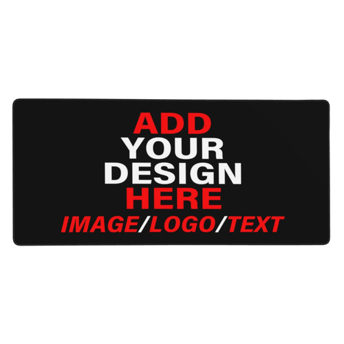 Custom Mouse Pad with Photo Text Personalized Customized Gaming Desk mat Mouse pad,Mouse Mat Personalized Gifts Presents Make Your Own Unique Customized Mousepad for Home Office Her Him, 35.4x15.7 in