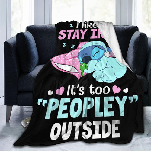 Cartoon Blanket Ultra-Soft Throw Blanket Air Conditioning Blanket for Couch Bed Living Room Bedroom Car 60"X50"