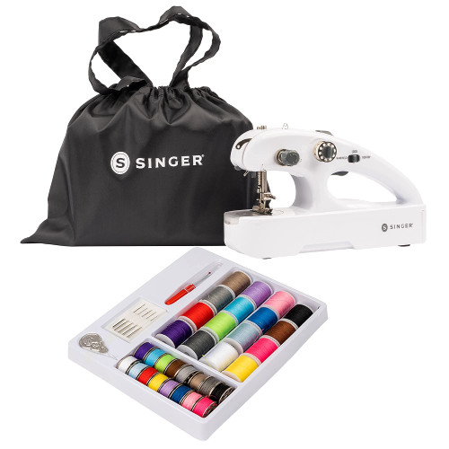 SINGER Stitch Quick + Portable Cordless Mending Machine Bundles (Two Thread Sitch Quick + & Bundle)