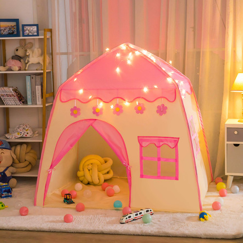 Princess Tent for Girls Girls Play Tent with Star Lights Kids Tents and Playhouses Kids Playhouse Girls Toys Indoor and Outdoor Princess Castle Play Tent for Kids Girls Gift Princess Tent for Girls Girls Play Tent with Star Lights Kids Tents and Playhouses Kids Playhouse Girls Toys Indoor and Outdoor Princess Castle Play Tent for Kids Girls Gift