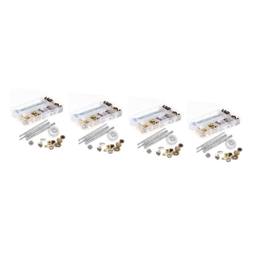 LALAFINA 120 Sets Snap Button Suit Tools Metal Studs for Clothing Sewing Snaps Clothing Snaps Snap Tool Prong Buttons Sewing Kit with Buttons Installation Tool Children's Clothing Copper