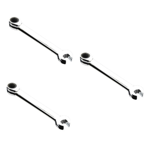 Veemoon 3pcs Ratchet Wrench Ratcheting Wrenches Rachet Wrench Double Ended Wrench Ratchet Spanner Dual Head Wrench Dual Head Spanner Wrench Spanner Tool Double Head Wrench Tool