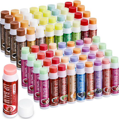 Dansib 72 Pcs Lip Balm Natural Assorted Flavors Lip Balm Bulk 17 Flavored Lip Balm Set Lipstick Pack with Vitamin Natural Ingredients Lip Balm Package Moisturizing Lip Balm for Dry Cracked Lips Dansib 72 Pcs Lip Balm Natural Assorted Flavors Lip Balm Bulk 17 Flavored Lip Balm Set Lipstick Pack with Vitamin Natural Ingredients Lip Balm Package Moisturizing Lip Balm for Dry Cracked Lips