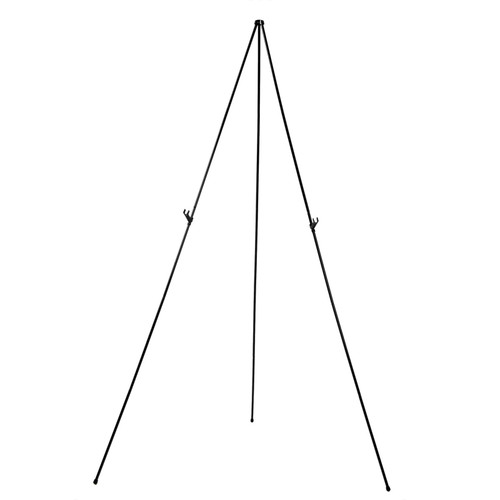 Black Easel Stand Picture Stand Painting Easel Drawing Easels Adjustable Metal Easel Tripod for Painting Canvas, Wedding Signs, Poster (Black)