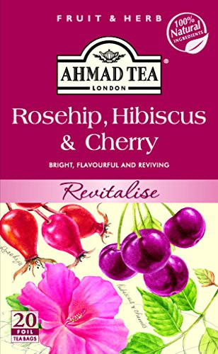 English Teas,"Rosehip, Hibiscus and Cherry - Fruit and Herbal Tea" - Tagged