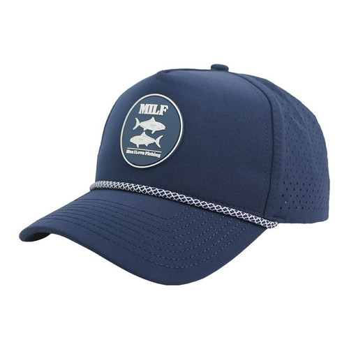 MILF Man I Love Fishing HydroHat Waterproof Water Resistant Hat, Fishing Trucker Hat, JIGS Lures, Cap, Weather Hat with Rubber Stamp. Outdoor Style Water Repelling, Funny Fishing hat Navy MILF Man I Love Fishing HydroHat Waterproof Water Resistant Hat, Fishing Trucker Hat, JIGS Lures, Cap, Weather Hat with Rubber Stamp. Outdoor Style Water Repelling, Funny Fishing hat Navy