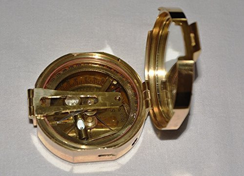shaheera.nautical SHAHEERA NAUTICAL VINTAGE BRASS BRUNTON COMPASS SOLID BRASS BRUNTON COMPASS BRASS COMPAAS BOX GIFT