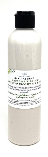 Chebe Hair Growth Lotion|With Fermented Rice Water & Tallow|Chebe|Aloe Vera|Sea Moss|Amla|Fenugreek (8 oz)