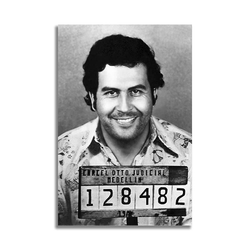 Pablo Escobar Narco Gangster Mob Mafia Art Poster Paper 24x36 inch