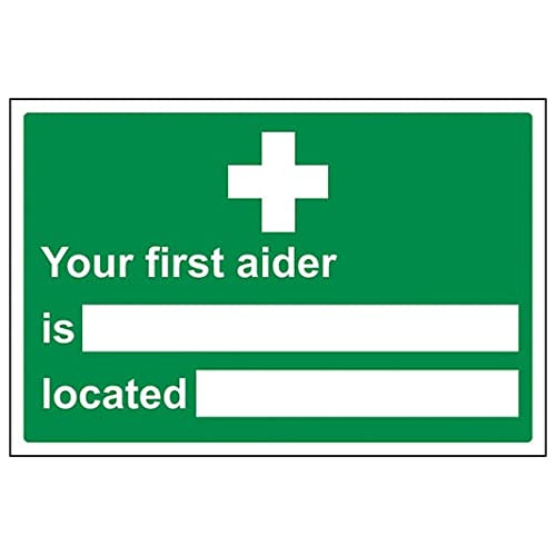 First Aid General - First Aider/Location - 300 X 200mm