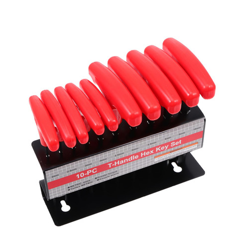Housoutil 1 Set Wrench Hex Key Wrench T Key Wrench Bit Socket Wrenches T Handle Hex Spanners Hexagon Key Wrench End Hex Wrench Metric System Ball Nose Pliers Chrome Vanadium Steel