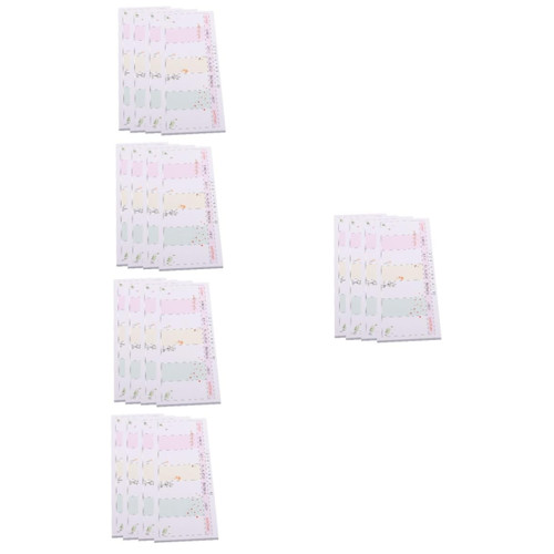 Operitacx 20 Pcs Week Sticky Notes Weekly Planner Notepad Sticky Memo Notes to Do Planner to Do List Notepad Office Calendar Weekly Planner Sticky Student Multifunction Schedule Paper