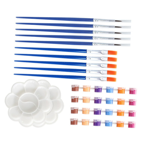 SEWACC 1 Set Paint Set Paint Brushes for Acrylic Painting Artist Paintbrushes Miniature Paint Brushes Japanese Watercolor Paint Water Colors Watercolor Acrylic Detail Liquid Child Palette