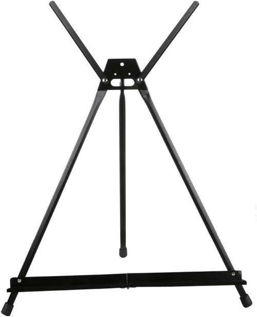 Aluminum Easel Art Table Easel Tri-Pod Display Foldable Travel Easel Sketch Drawing for Artist Art Supplies Black (Color : Black)