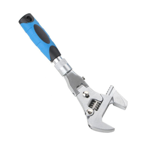 5 In 1 Foldable Torque Wrench 10Inch Retractable Adjustable Wrench Folding Shaking Head Ratchet Wrench Hosehold Wrench Torque Wrench Extension