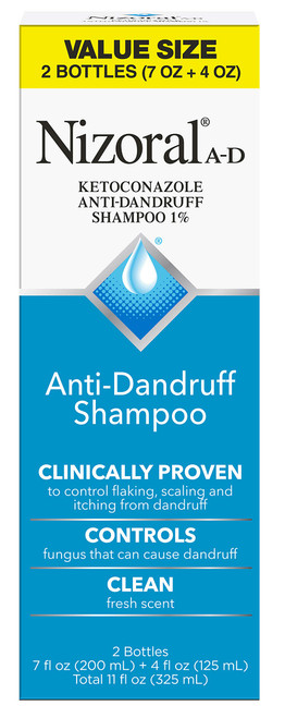 Nizoral Anti-Dandruff Shampoo Value Size, Fresh,11 fluid ounces