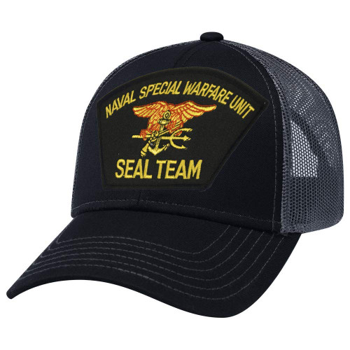 Military Productions Naval Special Warfare Unit Seal Team Mesh Back Cap