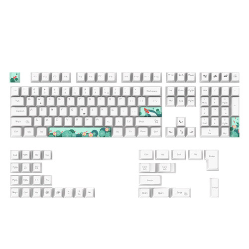 Cherry Height Keycaps for 108-Key 5-Side Dye Sublimation PBT Mechanical Keyboard Keycap Fit for 61 64 84 87 96 98 Keypad Mechanical Keycaps Cherry Keycaps 108 Mx Cherry Keycap PBT