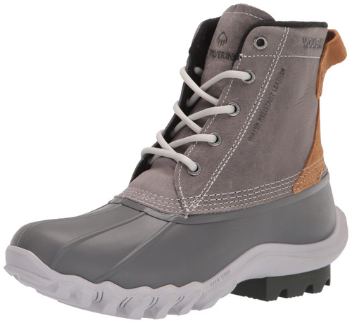 WOLVERINE Women's Torrent Waterproof Duck Boot, Granite, 5 Wide