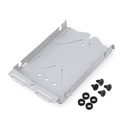 TNP PS4 Hard Disk Drive HDD Mounting Bracket (PS4 CUH-1200 Series) Upgrade / Replacement Mount Kit for Sony PlayStation 4 Console System with Screws
