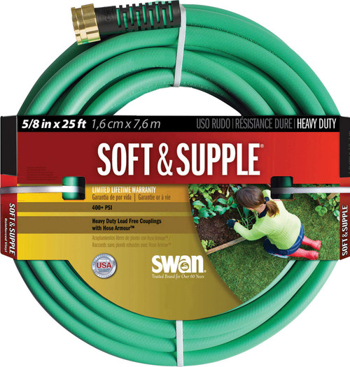 Swan Hose SNSS58025 5/8" X 25' Soft &amp;amp;amp;amp;amp;amp;amp; Supple Garden Hose