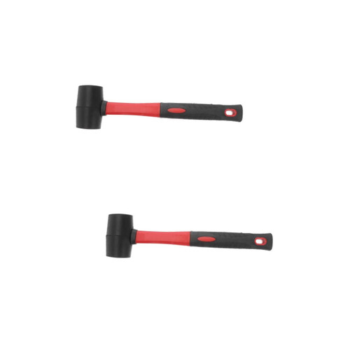 OSALADI 2pcs Installation Hammer Home Decoration Camping Tent 6 Person Construction Tools Hammer for Jewelry Soft Head Hammer Woodworking Tools Small Hammer Carpentry Hammer Rubber Elastic