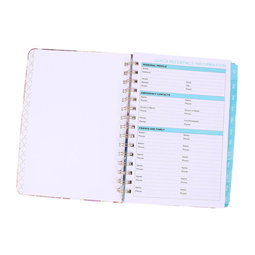 Tofficu 2pcs Planner 2023 Mini Notebook Plan Memo Note Travel Writing Notebooks School Notepad Memo Notepad Sketchbook Students Diary Book Business Portable Purple Periodicals Paper Work