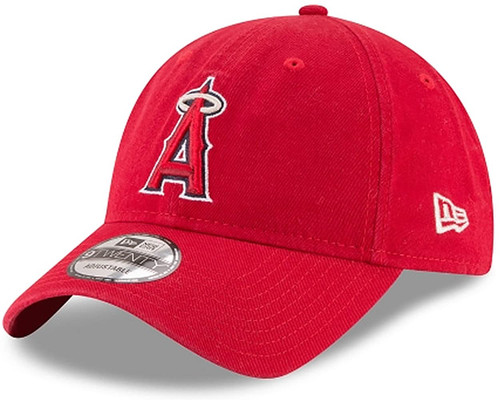 New Era MLB Core Classic 9TWENTY Adjustable Hat Cap One Size Fits All (Los Angeles Angels Red) New Era MLB Core Classic 9TWENTY Adjustable Hat Cap One Size Fits All (Los Angeles Angels Red)