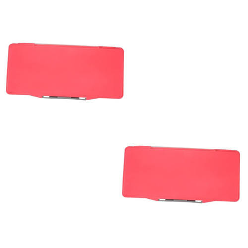 SEWACC 2pcs Box Watercolor Palette Oil Paint Palette Folding Tray Paint Trays Empty Watercolor Tray Watercolor Tray Palette Oil Paint Pigment Plate Pigment Holder Color Mixed Plate Seal