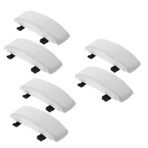 Lurrose 3 Pairs Chair Armrest Office Chair Elbow Cushion Office Chair Elbow Support Chair Forearm Pad Chair Arm Cushion Desk Chair Arm Pad Gaming Chair Arm Rest Flannel Computer Sponge