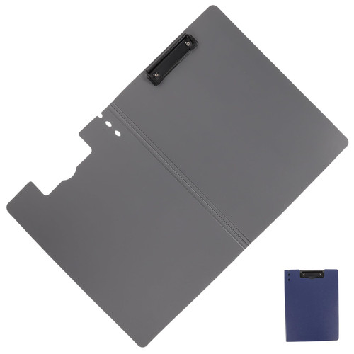 STOBOK 5pcs Clipboard Clip Foldable Clipboard Essentials for Nurses Clear Clipboard Clipboard Plastic File Folders Office Clip Boards Pp Bill Folder Multifunction Student