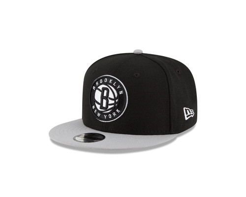 NBA Brooklyn Nets Boys 9Fifty 2Tone Snapback Cap, One Size, Black