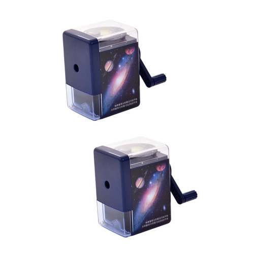 STOBOK 2pcs Pencil Sharpener Creative Sharpener Student Automatic Sharpener