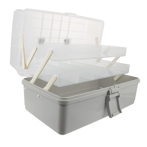 Didiseaon Multi-layer Storage Box Office Storage Bins Auto First Aid Kit First Aid Cabinet Medicine Storage Bins Portable First Aid Kit Emergency Medicine Control Box Travel Plastic