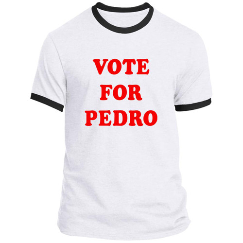 Vote for Pedro - T-Shirt (as1, Alpha, 4X_l, Regular, Regular, 4XL) White