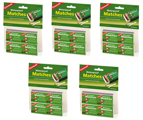 Coghlan's 940BP Waterproof Matches, 4 Pack (20 Packs)