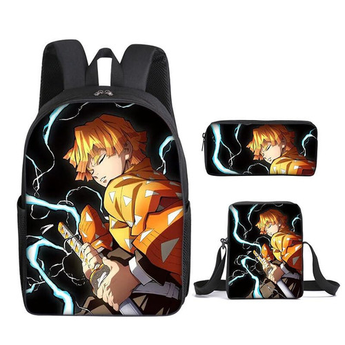 Noyiban Anime Slayer Backpack Cosplay Backpack Large Capacity Shoulder Backpack for Men Women