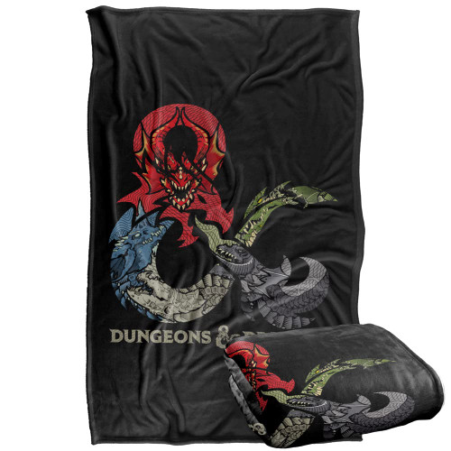 Dungeons and Dragons Dragons in Dragons Silky Touch Super Soft Throw Blanket 36" x 58"