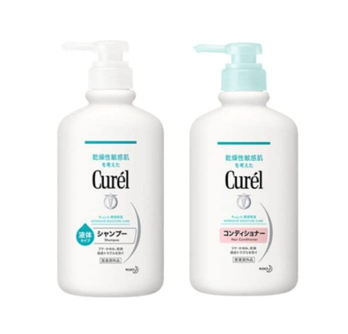 Japan Curel Intensive Moisture Care Shampoo & Conditioner Set 420ml each Japan Curel Intensive Moisture Care Shampoo & Conditioner Set 420ml each