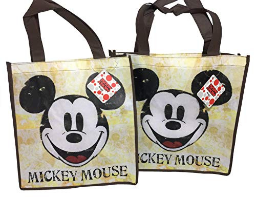Disney - Set of 2 - Reusable Vintage Mickey Tote Bag