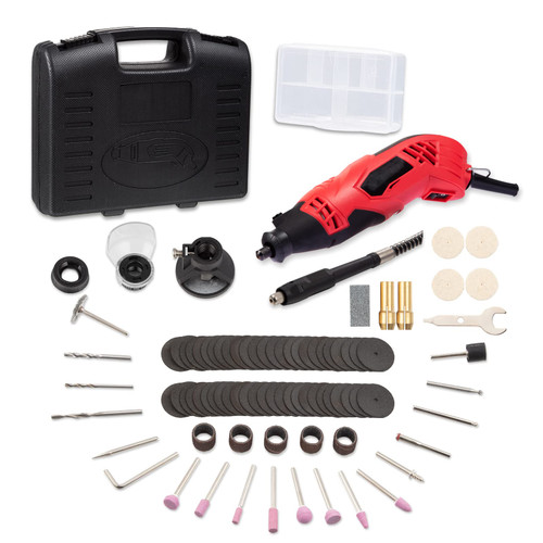 Power Rotary Tool Kit with Flex Shaft, 6 Variable Speeds Rotary Tool with 88pcs Accessories & Carrying Case for Grinding, Polishing, Engraving, Drill Sanding