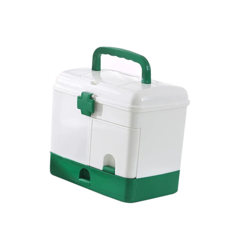 LALAFINA emergence medicine case pill storage container emergency medicine bag emergency kit first aid container first aid storage organizer medicine storage containers medicine box
