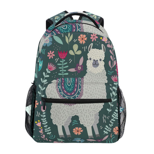 School Backpack Llama Teens Girls Boys Schoolbag Travel Bag School Backpack Llama Teens Girls Boys Schoolbag Travel Bag