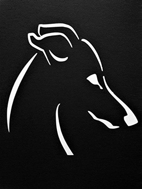 Italian Greyhound Greyhounds Vinyl Decal Sticker|WHITE|Cars Trucks Vans SUV Laptops Wall Art|5.25" X 5.25"|CGS818 Italian Greyhound Greyhounds Vinyl Decal Sticker|WHITE|Cars Trucks Vans SUV Laptops Wall Art|5.25" X 5.25"|CGS818